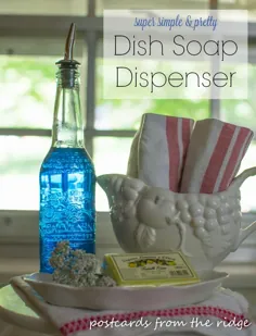 Designer DIY - بطری تلگراف صابون آشپزخانه