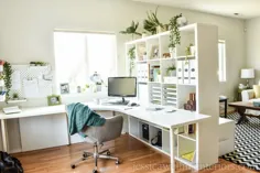 ایده های Ikea Office Home: استودیوی طراحی جدید من فاش می شود!  - جسیکا ولینگ داخلی