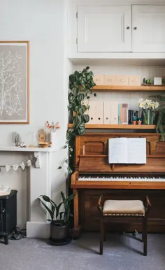 10 روش تزئین اطراف پیانو - ساخت خانه توسط Carmona