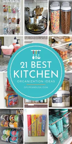 21 ایده درخشان سازمان آشپزخانه DIY |  از زندگی و لیزا