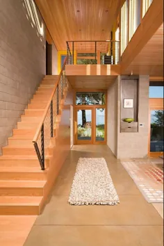 سرسرا و راه پله انداختن فک از 3 طراحی خیره کننده مدرن در خانه توسط معماران طراحی COATES