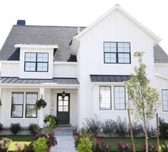 10 ایده بیرونی خانه سفید که بیش از حد از آن دور می شوید |  کارولین در طراحی