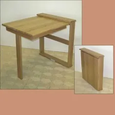 ایده میز دیواری |  راه حل برای فضای کوچک - طراحی های سبک