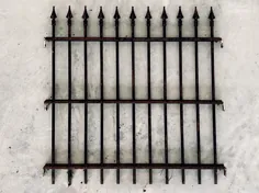 پنل دروازه ای آهن مستطیل شکل نوک فرانسوی (کوچک)