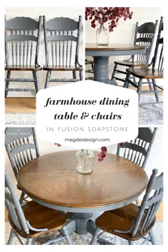میز و صندلی غذاخوری نقاشی شده خانه داري