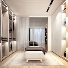 فوق العاده لوکس خانه منزل سنگاپور نجاری طراحی داخلی Pte با مسئولیت محدود اتاق رختکن مدرن چوب سفید |  احترام گذاشتن