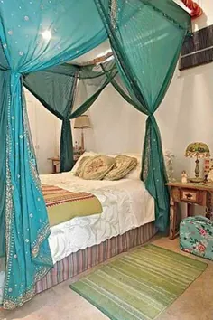 20 ایده جادویی سایبان تختخواب DIY باعث می شود شما رمانتیک بخوابید |  طراحی معماری