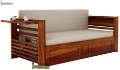 مبل تختخواب شو Feltro (اندازه ملکه ، پایان عسل) را به صورت آنلاین در هند - خیابان چوبی خریداری کنید