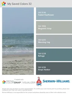 Greys Harbour SW 6236 - رنگ رنگ آبی - Sherwin-Williams