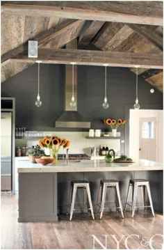 66 ایده خاکستری برای طراحی آشپزخانه