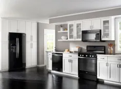 28 ایده کابینت آشپزخانه با درهای شیشه ای برای یک خانه مدرن و درخشان