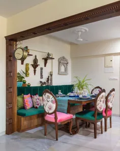 این آپارتمان بمبئی از نظر روحیه هندی و از نظر چشم انداز مدرن است |  خانه خود را بپوشانید