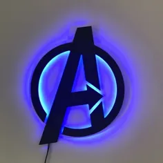 چراغ های شب مرد عنکبوتی Avengers Superhero Marvel LED |  اتسی