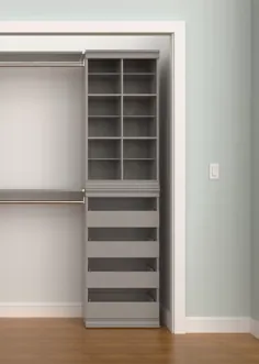 ClosetMaid مدولار ذخیره سازی 21.38 "W قفسه سیستم قفسه
