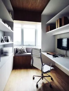 75 ایده دفتر کار خانگی کوچک برای آقایان - طراحی داخلی مردانه