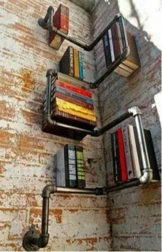 قفسه کتاب سبک دیواری صنعتی ، قفسه های بد بو / قفسه کتاب |  eBay