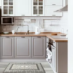 تشک آشپزخانه Dynamix Calm Step 1'9 X 2'10 به رنگ خاکستری روشن
