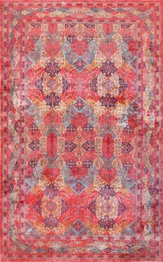 فرش بزرگ ایرانی عتیقه کاشان 49231 فرشهای نازمیال پارسی