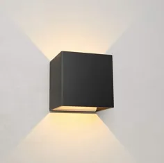 Bruck QB 4 1/2 "H Black LED Wall Sconce - # 11P25 | لامپ های Plus