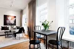 apartment آپارتمان کوچک شیک در استکهلم (45 متر مربع) ◾ ◾ عکس ◾ ایده ها ◾ طراحی