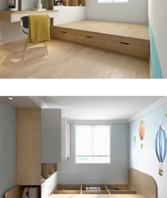کمد تخت تاتامی سبک ژاپنی یکپارچه جعبه تخت ذخیره سازی جعبه بالا مدرن آپارتمان مینیمالیستی کوچک سفارشی تختخواب کم و بدون سر صفحه