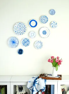 صفحات آبی و سفید دست ساز + ویژگی HouseBe Beautiful.com!  - فرانسوا و موی