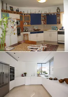 قبل و بعد - یک به روز رسانی معاصر برای یک خانه 1980s