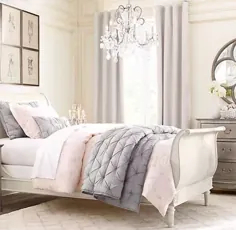 10 ideeën voor een slaapkamer ملاقات شوخ طبعی ، roze en grijs