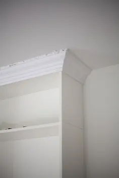 قفسه کتاب DIY Ikea Billy ساخته شده در قفسه های کتاب