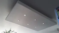 Un Caisson / Décaissement au plafond (پلاستیک مصنوعی) en placo