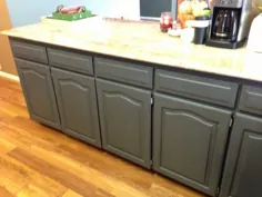 استفاده از رنگ گچ برای نوسازی کابینت های آشپزخانه - ویلکر دو