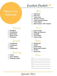 چک لیست حمام بدون پلاستیک