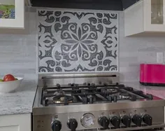 موزاییک آشپزخانه - کاشی شیشه ای نقاشی دیواری موزاییک آناستازیا |  اتسی