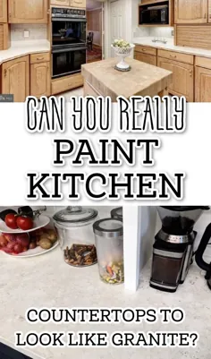 آیا واقعاً می توانید میزهای آشپزخانه را رنگ آمیزی کنید؟  |  مامان تحلیلی