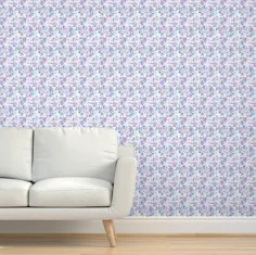 Floral Wallpaper Indy Bloom Plumsy B توسط Indybloomdesign |  اتسی