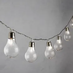 چراغ های رشته ای لامپ سنتی LED سفید ، رشته 20