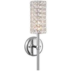 Cesenna 16 "High Crystal Cylinder Cylinder Wall Sconce - # Y6862 | Lamps Plus