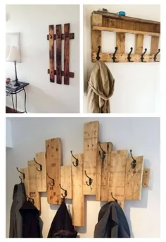 بازیافت پالت چوبی: 10 ایده برای پوشاندن دیوار • 1001 پالت