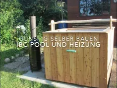 HOT TUB aus IBC Tank und Pool Ofen / 1. Teil - وان آب داغ با چوب - نحوه ساخت وان آبگرم / قسمت 1
