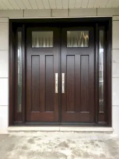 درب های دوتایی |  شرکت Amberwood Doors Inc.