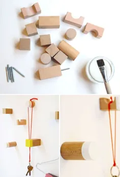 DIY و leurs blocs de jouets en bois