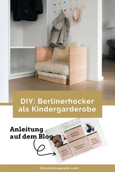 کمد لباس کودکان با چهارپایه برلین: دستورالعمل های DIY