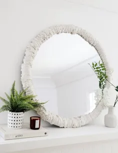 آینه DIY ابر آینه تزئینی دیوار اتاق نشیمن Shelfie Decor TikTok ایده های اتاق