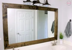 آموزش Farmhouse Style DIY Vanity Mirrors