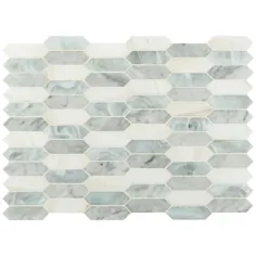 MSI Cienega Springs 10 in. x 13.78 in. x 6 mm Textet Picket Multi-Surface Mesh-Mounted Tile Mosaic (14.4 sq ft./ Case )-SGLSPK-CIESPR6M - The Home Depot
