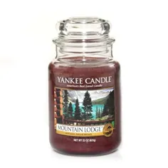 Mountain Lodgeâ "¢ شمع های شیشه بزرگ - شمع Yankee