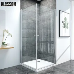 آلمان درب دوش شیشه ای قاب دار بدون فریم 6 میلی متر برای حمام