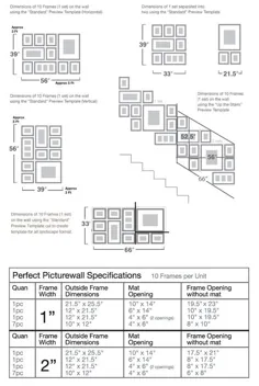 Perfect Picturewall Size - قاب عکس و قالب آویز قاب
