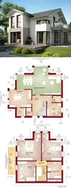 Einfamilienhaus Neubau SUNSHINE 154 V5 - |  HausbauDirekt.de
