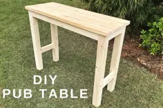 میز میخانه DIY |  یک آموزش گام به گام